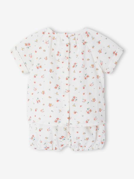 Lot de 2 pyjashorts bébé corail fluo 10 - vertbaudet enfant 