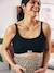 Brassière de grossesse et d'allaitement en coton biologique* Homewear noir 1 - vertbaudet enfant 