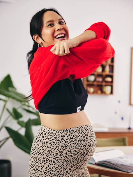 Brassière de grossesse et d'allaitement en coton biologique* Homewear noir 5 - vertbaudet enfant 