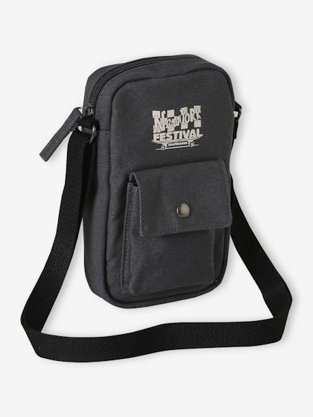 Pochette sacoche garçon New York Festival skateboard anthracite 2 - vertbaudet enfant 