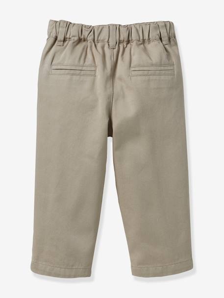 Pantalon Chino bébé marron 2 - vertbaudet enfant 
