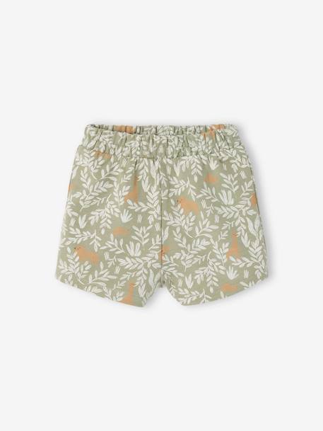 Lot de 2 Shorts naissance en molleton léger argile 2 - vertbaudet enfant 