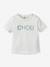 Tee-shirt bébé lettres en tissu Liberty - Coton biologique vert imprimé 1 - vertbaudet enfant 