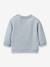 Sweat lettres en tissu Liberty bébé- Coton biologique bleu clair 2 - vertbaudet enfant 