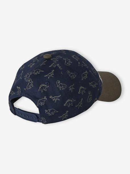 Casquette dinosaures garçon marine/kaki 2 - vertbaudet enfant 