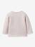 Cardigan en molleton bébé - Coton biologique rose pâle 2 - vertbaudet enfant 
