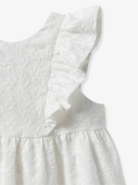 Robe brodée Sarah fille - cortège Plume - écru 3 - vertbaudet enfant 