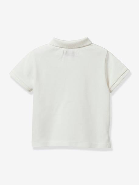 Polo en maille piquée bébé - Coton biologique écru 3 - vertbaudet enfant 