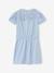 Robe détails en broderie anglaise fille bleu pâle+corail+lilas+mauve+vert sauge 2 - vertbaudet enfant 