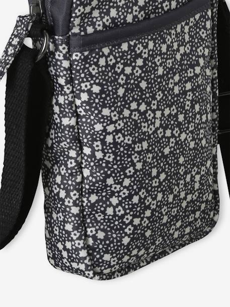 Pochette sacoche fille imprimé fleurs gris imprimé 3 - vertbaudet enfant 