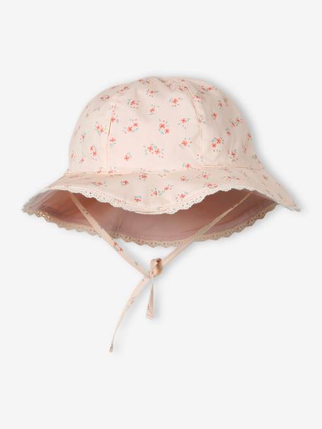Bob imprimé fleuri bébé fille rose pâle 1 - vertbaudet enfant 