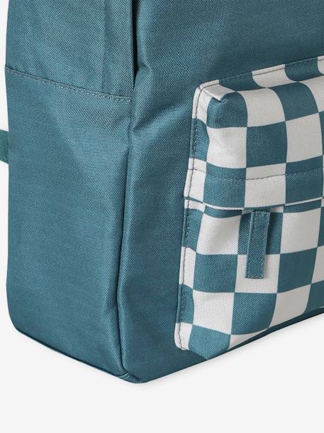 Sac à dos garçon damier vert d'eau 4 - vertbaudet enfant 