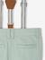 Pantalon bébé à bretelles amovibles vert sauge 6 - vertbaudet enfant 