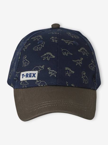 Casquette dinosaures garçon marine/kaki 3 - vertbaudet enfant 