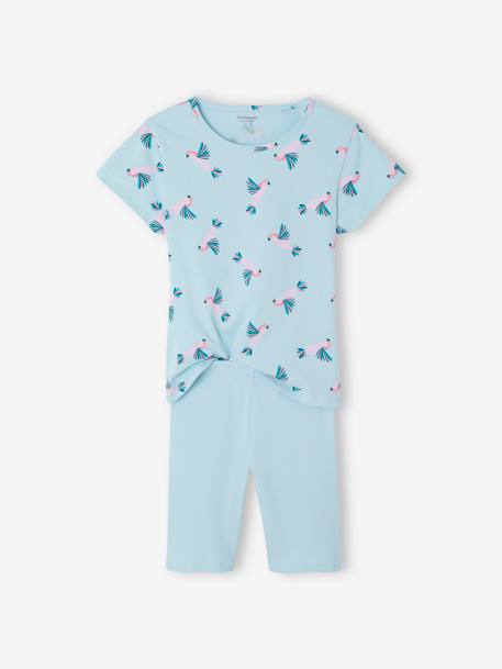 Lot de 2 pyjacourts fille turquoise 2 - vertbaudet enfant 
