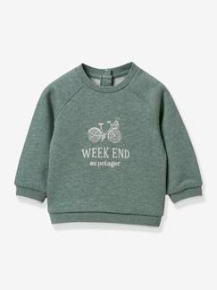 -Sweat brodé bébé - coton bio -