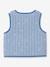 Veste matelassée sans manches fille vichy brodé carreaux bleu 2 - vertbaudet enfant 