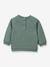 Sweat brodé bébé - coton bio - vert d'eau 2 - vertbaudet enfant 