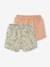 Lot de 2 Shorts naissance en molleton léger argile 1 - vertbaudet enfant 