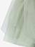 Robe cérémonie fille satin de coton à volants blanc+écru+rose pâle+vert sauge 27 - vertbaudet enfant 