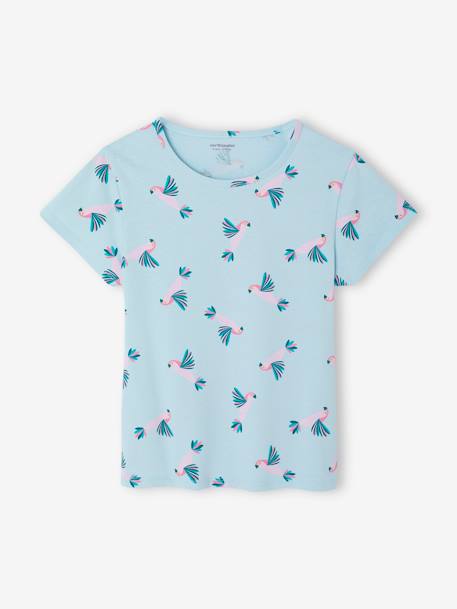 Lot de 2 pyjacourts fille turquoise 4 - vertbaudet enfant 