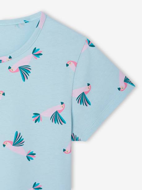 Lot de 2 pyjacourts fille turquoise 8 - vertbaudet enfant 