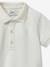 Polo en maille piquée bébé - Coton biologique écru 2 - vertbaudet enfant 