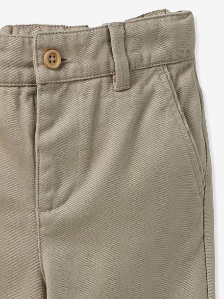 Pantalon Chino bébé marron 3 - vertbaudet enfant 