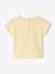 T-Shirt bébé à motif en coton bio jaune pastel 3 - vertbaudet enfant 