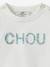 Tee-shirt bébé lettres en tissu Liberty - Coton biologique vert imprimé 2 - vertbaudet enfant 