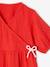 Robe à volant fille rouge 3 - vertbaudet enfant 