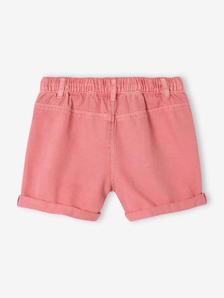 Short à poches plaquées fille rose+vanille 2 - vertbaudet enfant 