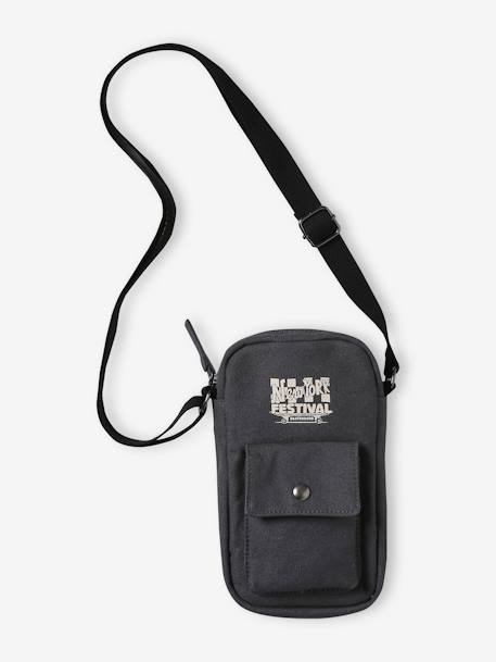Pochette sacoche garçon New York Festival skateboard anthracite 3 - vertbaudet enfant 