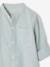 Chemise rayée col Mao garçon rayé bleu+rayé vert 13 - vertbaudet enfant 