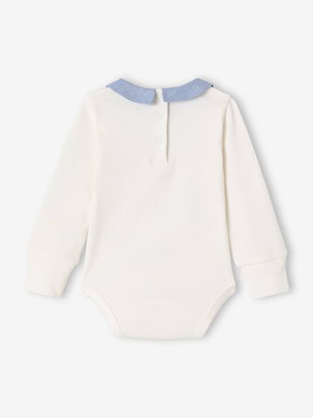 Body naissance évolutif personnalisable écru 2 - vertbaudet enfant 