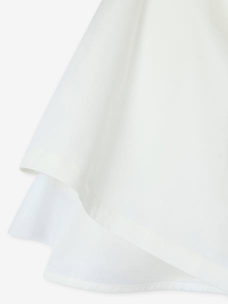Robe cérémonie fille ceinture dorée blanc+blush 6 - vertbaudet enfant 