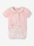 Ensemble short et T-shirt naissance fleuri rose 1 - vertbaudet enfant 
