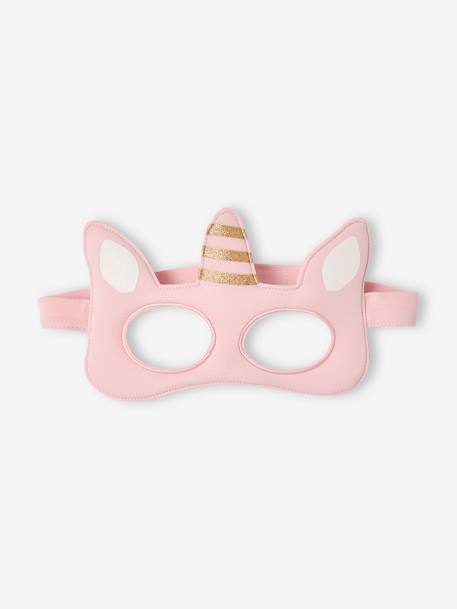 Ensemble fille chemise de nuit legging masque pochon nuit magique rose 4 - vertbaudet enfant 