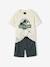 Pyjashort Jurassic Park gris souris 1 - vertbaudet enfant 