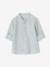 Chemise rayée col Mao garçon rayé bleu+rayé vert 10 - vertbaudet enfant 