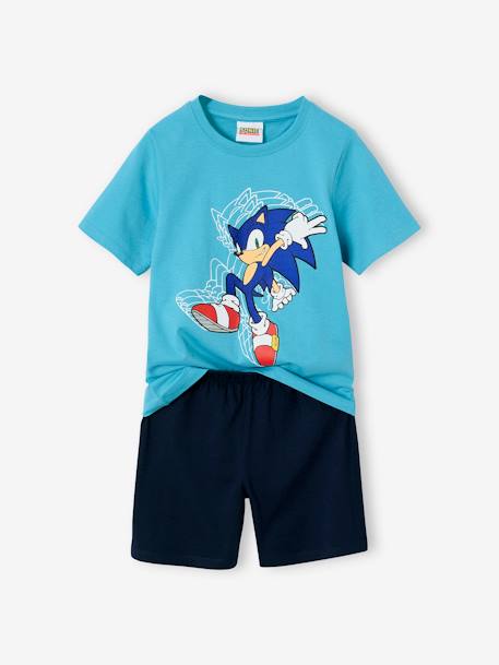 Pyjashort Sonic 3D bleu 1 - vertbaudet enfant 