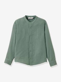 -Chemise en gaze de coton garçon