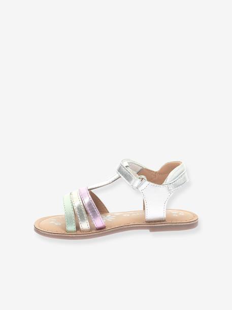 Sandales cuir enfant Diamanto argent 3 - vertbaudet enfant 