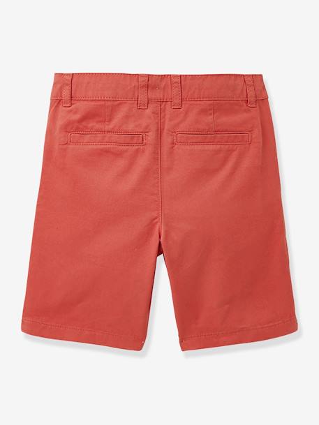 Bermuda chino garçon bleu+corail 6 - vertbaudet enfant 