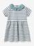 Robe marinière bébé tissu Liberty - vert imprimé 1 - vertbaudet enfant 