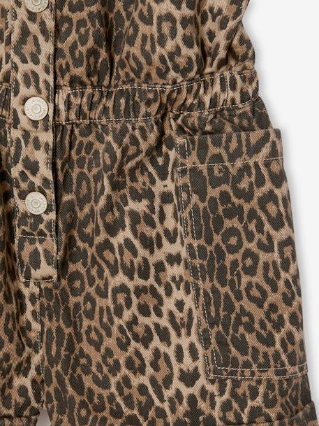 Combi short fille imprimé léopard beige 5 - vertbaudet enfant 