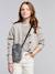 Pochette sacoche fille imprimé fleurs gris imprimé 4 - vertbaudet enfant 