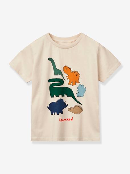 Tee-shirt imprimé à manches courtes Apia beige 1 - vertbaudet enfant 