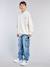 Jean garçon loose battle denim bleached+denim gris 2 - vertbaudet enfant 