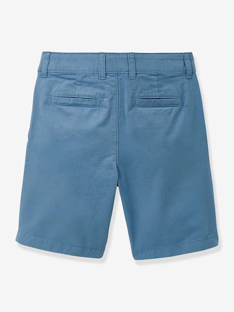 Bermuda chino garçon bleu+corail 2 - vertbaudet enfant 